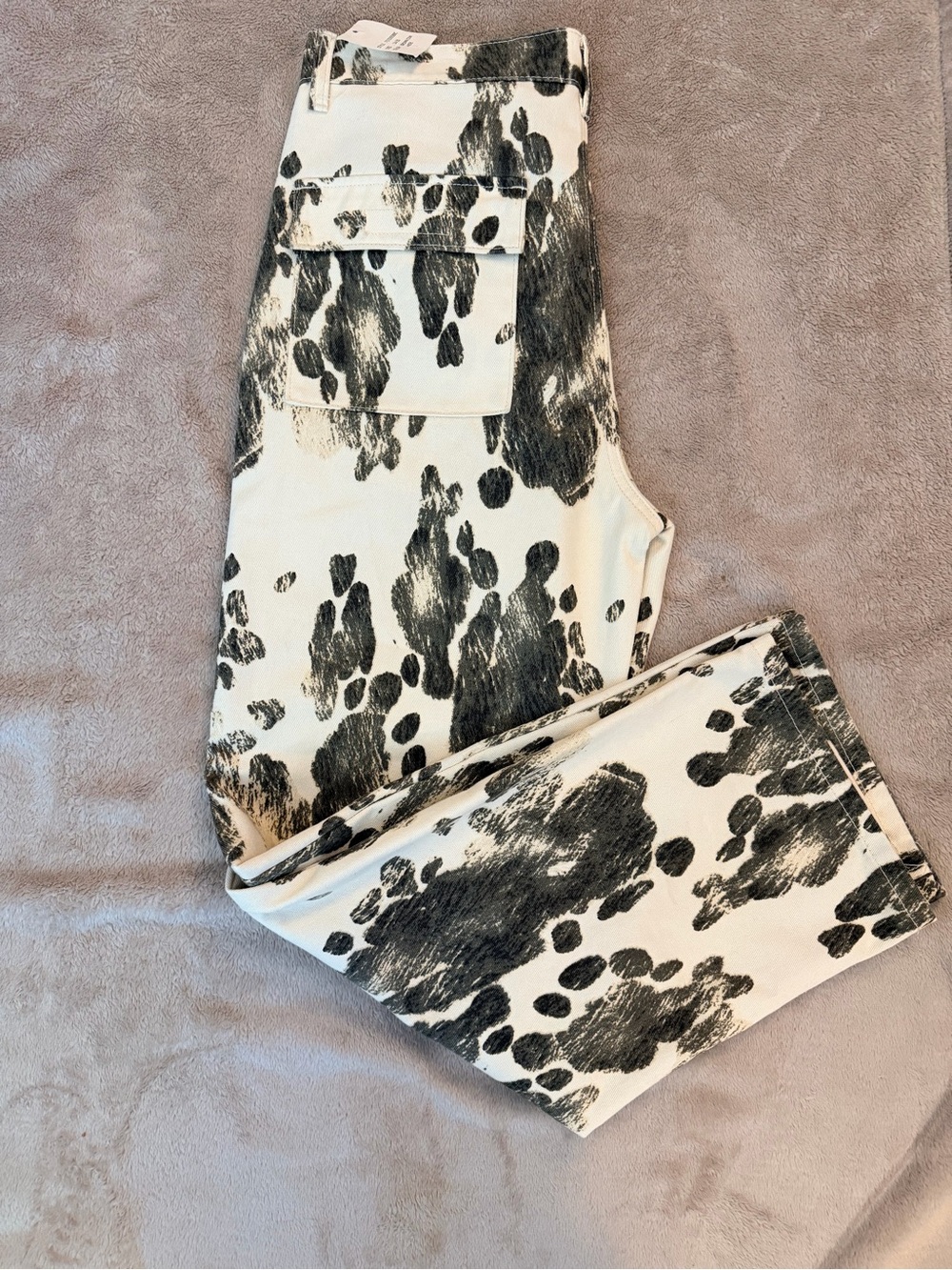 Forever 21 Men Abstract Print Pants